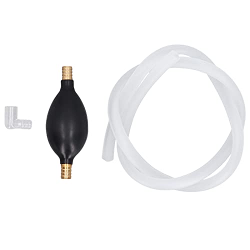 Drikou Tee Tablett Abflussrohr Kit, Tee -Tablett -Abflusshandkugel Pumpe Rohrkit Kupferkopf Leckdof für 1,2 cm Durchmesserschlauch von DriKou