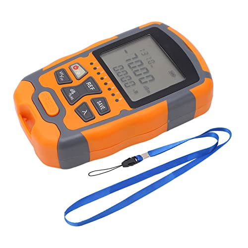 OPTICAL Faserleistung Messgerät, Digital Display Optic Cable Tester Wide Testing Range 70 bis +10 dBm für Kommunikationsingenieure ABS Material Kompakte Größe (15MW) von DriKou