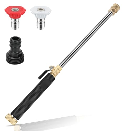 DriSubt Jet Nozzle Power Washer für Gartenschlauch, enthält 2 Hochdruckdüsen und Schnellanschlüsse Jet High Pressure Washer Tools von DriSubt