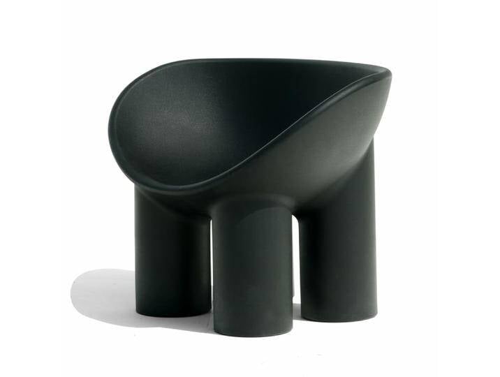 B-Ware Driade Roly Poly Armchair Graphitschwarz Stuhl Armlehnenstuhl Sessel Küchenstuhl B-Ware von Driade