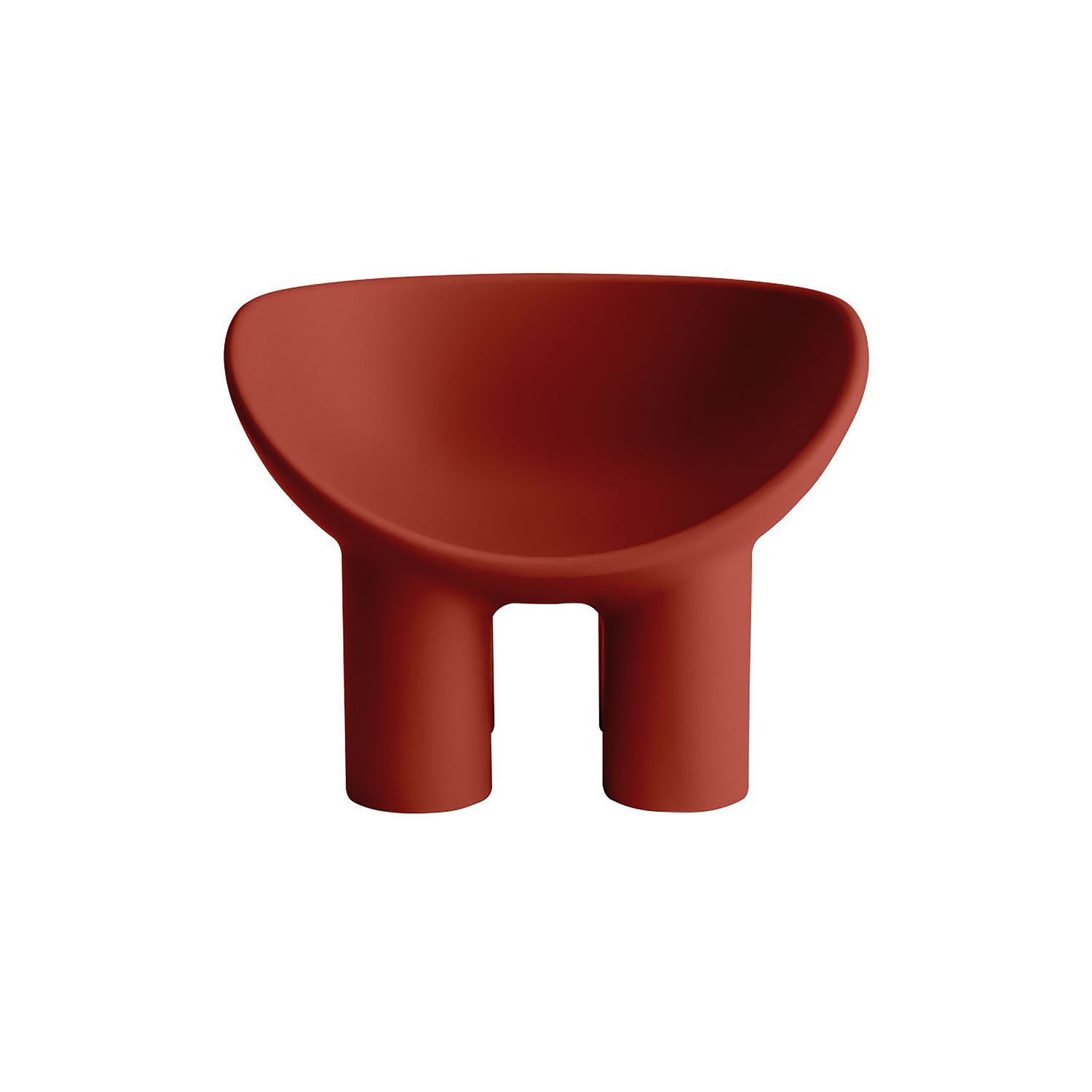 Driade - Sessel Roly Poly - Rot - Polyäthylen - Designer Faye Toogood Driade - Sessel Roly Poly - Rot - Polyäthylen - Designer Faye Toogood von Driade