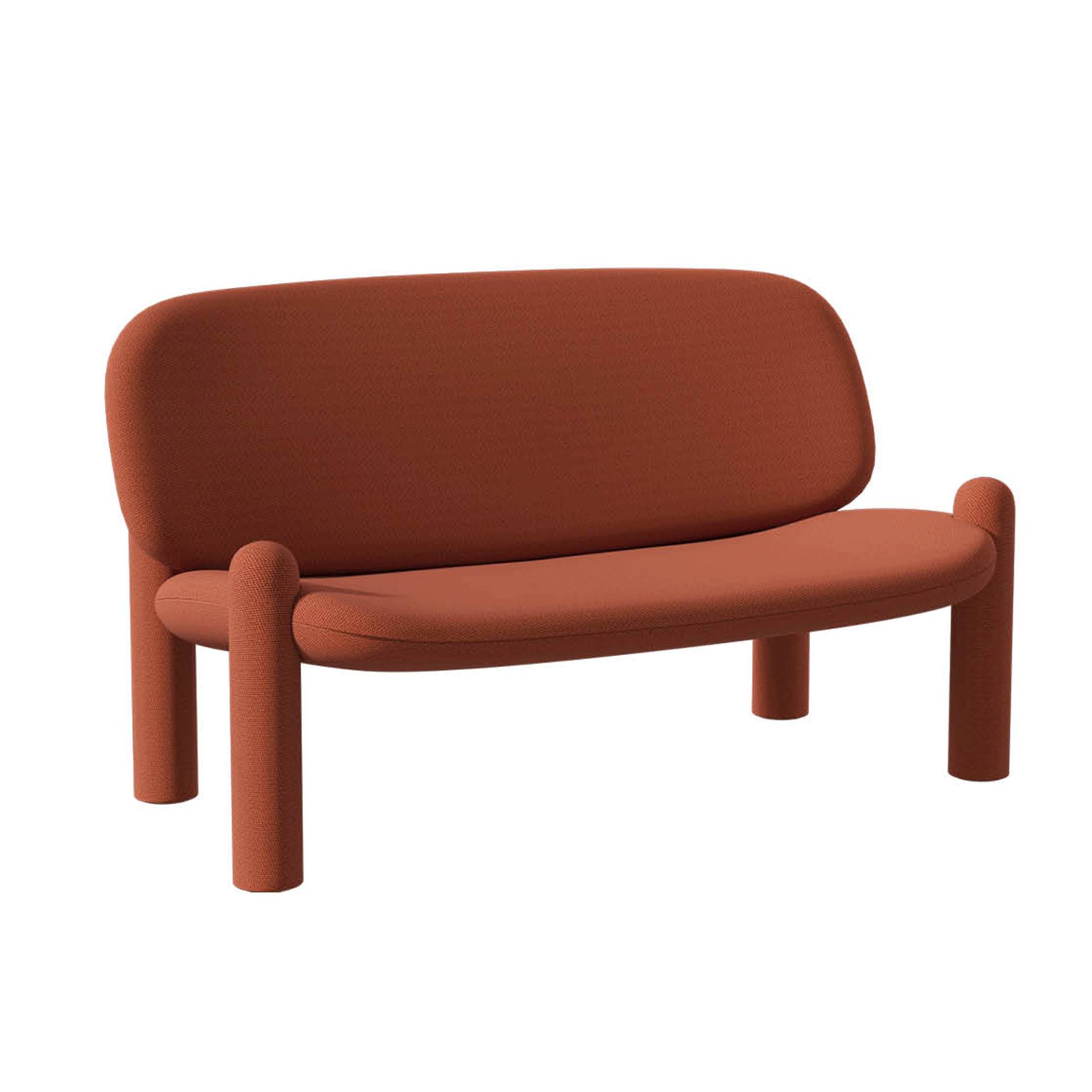 Driade - Tottori Sofa - rot/Cotton Cairo Rosso/BxHxT 57x78x57cm von Driade