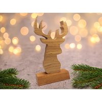 Holz Hirschkopf | Eichenholz Holz Hirschkopf | Eichenholz von DriesWoodworks