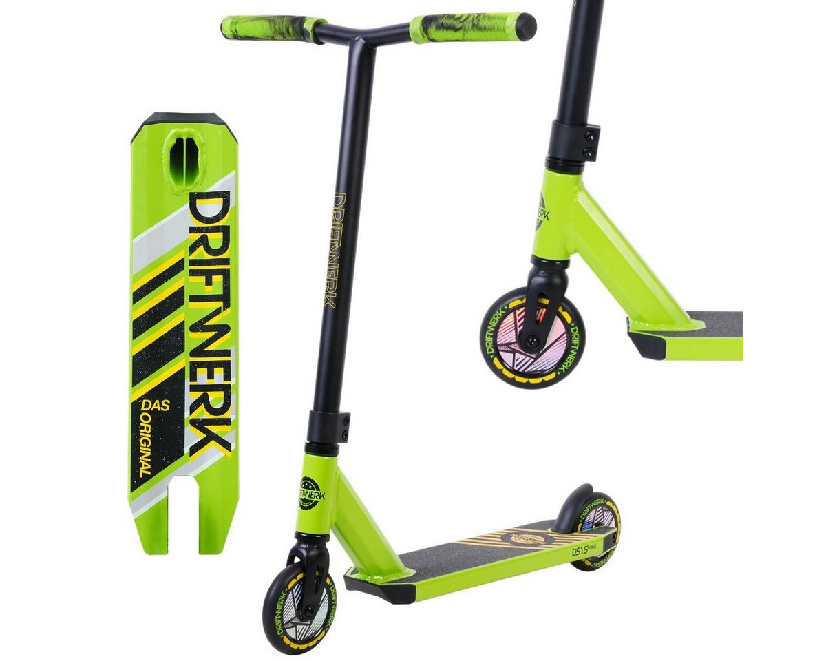 Driftwerk Stuntscooter Freestyle Kinderroller Tretroller DS1.5 Mini Green Driftwerk Stuntscooter Freestyle Kinderroller Tretroller DS1.5 Mini Green von Driftwerk