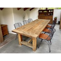 Altholz Esstisch Rustikale Bauernhaus Küchenmöbel von DriftwoodTurkey