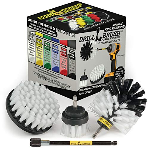 Autowaschanlagen und Detaillierung Power Brush Kit mit Lang erreichen Removable Verlängerung. Auto Care Set enthält drei verschiedene Größe, auswechselbare, Soft White Scrubber Bürste mit Quick Change Autowaschanlagen und Detaillierung Power Brush Kit mit Lang erreichen Removable Verlängerung. Auto Care Set enthält drei verschiedene Größe, auswechselbare, Soft White Scrubber Bürste mit Quick Change von Drillbrush