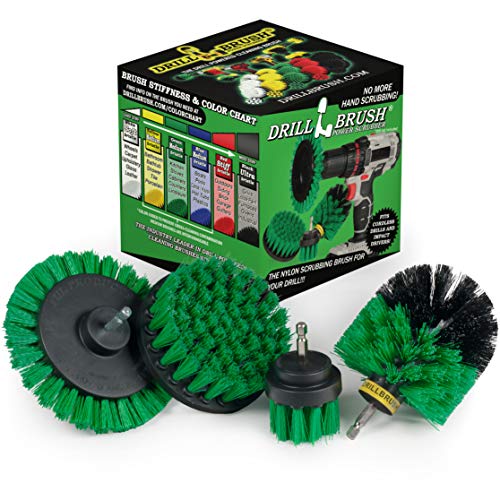 Drillbrush Green - Drill Power Kitchen Scrub Brush Kit - Oven Cleaning Drillbrush Attachment - Drill Scrubber Attachment for Dish - Stove Cleaning Brush for Drill Drillbrush Green - Drill Power Kitchen Scrub Brush Kit - Oven Cleaning Drillbrush Attachment - Drill Scrubber Attachment for Dish - Stove Cleaning Brush for Drill von Drillbrush