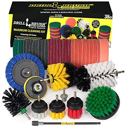 Haushalts-Reinigungsset Bohrbürstenset - Auto-Reinigungsset - Aufsatzbürsten für Elektrowerkzeuge - Vielfalt Scheuerbürsten Set - Toilettenbürste Reinigung - Detailing Brush Set - Fugenbürste - Haushalts-Reinigungsset Bohrbürstenset - Auto-Reinigungsset - Aufsatzbürsten für Elektrowerkzeuge - Vielfalt Scheuerbürsten Set - Toilettenbürste Reinigung - Detailing Brush Set - Fugenbürste - von Drillbrush