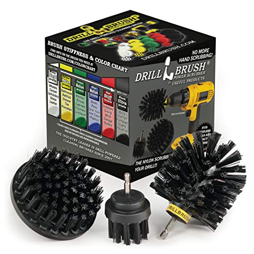 Reinigungszubehör - Industriebürste - Gebackenes Nahrungsmittel Remover - Elektro-Raucher - Raucher und Grill - Drill-Bürste - Grill Cleaning Kit - Rostlöser - Harte Wasser, Calcium, Mineral von Drillbrush