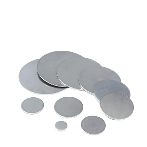 304 Edelstahl Scheiben platten dicke von 0,6/0,8/1,5/2/2/2,5/3/4mm SS304 Rund blech (4x100mm 1pcs) von Drincoshow