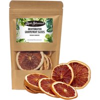 Getrocknete Grapefruit-Scheiben Räder | 100% Natürlich 13+ Scheiben Für Cocktails, Mocktails, Teeaufgüsse, Snacks 40 Gramm von DrinkBotanicals