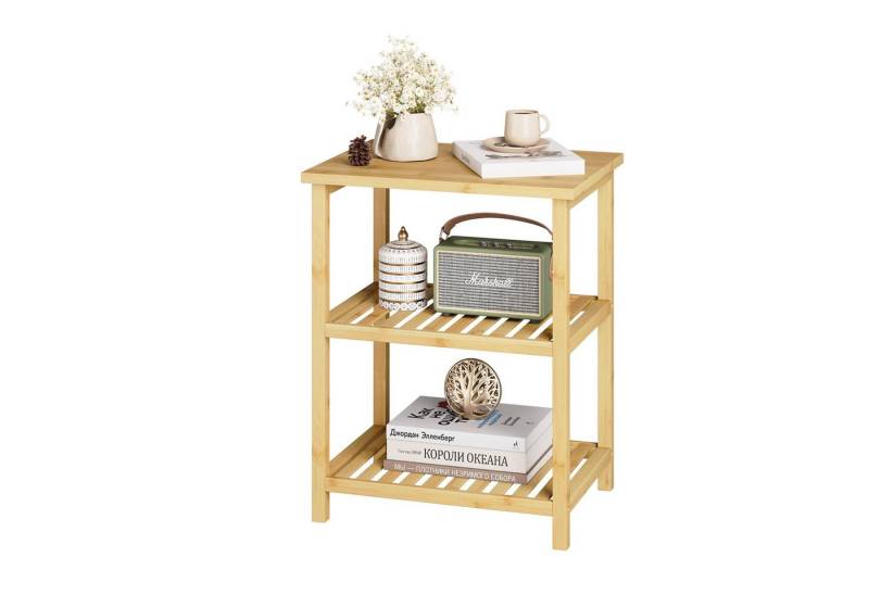 Dripex Beistelltisch Kleiner Nachttisch, platzsparender Wohnzimmertisch, L40xB30cm, Verschleißfest, stabil von Dripex