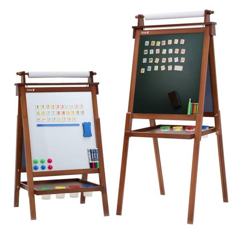 Dripex Kinderstaffelei Kinder Kunst Staffelei mit Papierrolle doppelseitige Tafel Dripex Kinderstaffelei Kinder Kunst Staffelei mit Papierrolle doppelseitige Tafel von Dripex