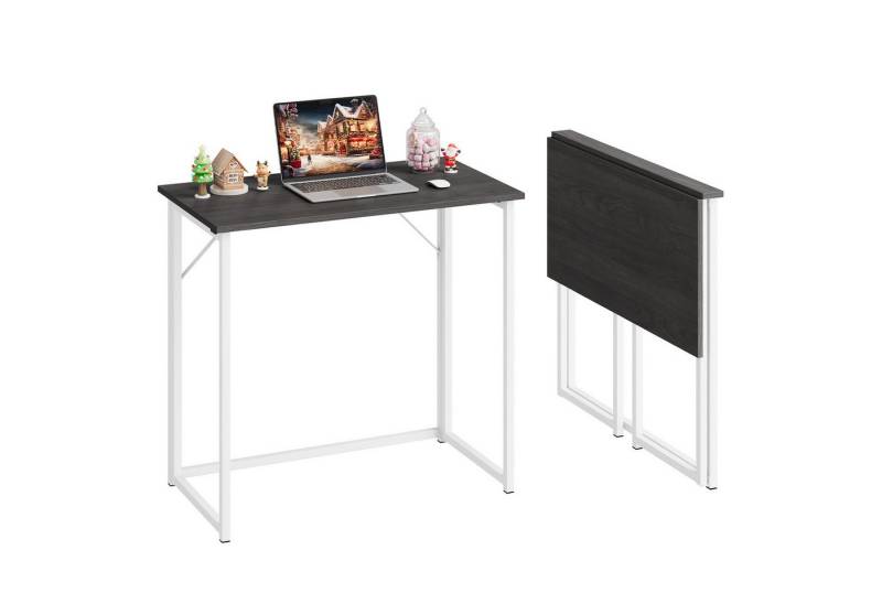 Dripex Klapptisch Schreibtisch Faltbar Computertisch Klappbar PC Tisch Laptoptisch, 45T x 80B x 74H cm, Faltbar, Klappbar von Dripex