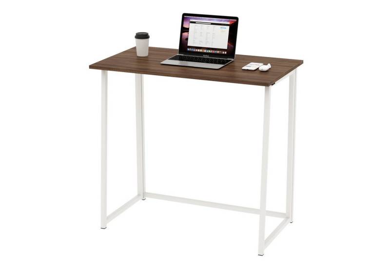 Dripex Klapptisch Schreibtisch Faltbar Computertisch Klappbar PC Tisch Laptoptisch, 45T x 80B x 74H cm, Faltbar, Klappbar von Dripex