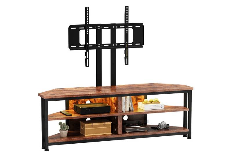 Dripex Lowboard TV Eckschrank Schrank Eckboard mit Halterung und LED von Dripex