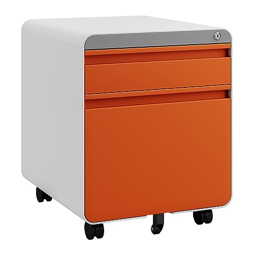 Dripex Metall Rollcontainer Stahl Rollcontainer mit 2 Schubladen und Hängeregistratur Abschließbarer Büroschrank Bürocontainer 5 Räder Aktenschrank 40 x 45 x 50 cm Dripex Metall Rollcontainer Stahl Rollcontainer mit 2 Schubladen und Hängeregistratur Abschließbarer Büroschrank Bürocontainer 5 Räder Aktenschrank 40 x 45 x 50 cm von Dripex