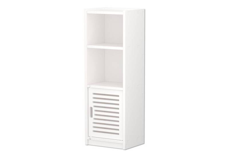 Dripex Midischrank Badezimmerschrank, Badschrank schmal, Toilettenschrank weiß von Dripex