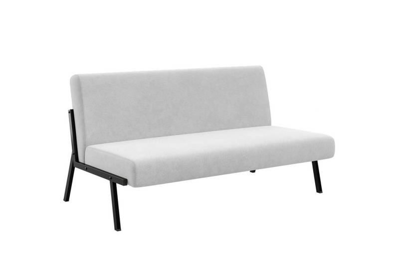 YOLEO Sofa Sofa 2 Sitzer Stoffsofa Modern mit Metallrahmen 112 x 75 x 68 cm, Beige von YOLEO