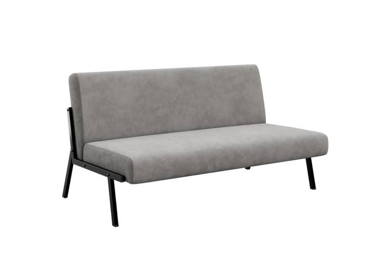 YOLEO Sofa Sofa 2 Sitzer Stoffsofa Modern mit Metallrahmen 112 x 75 x 68 cm, Grau von YOLEO