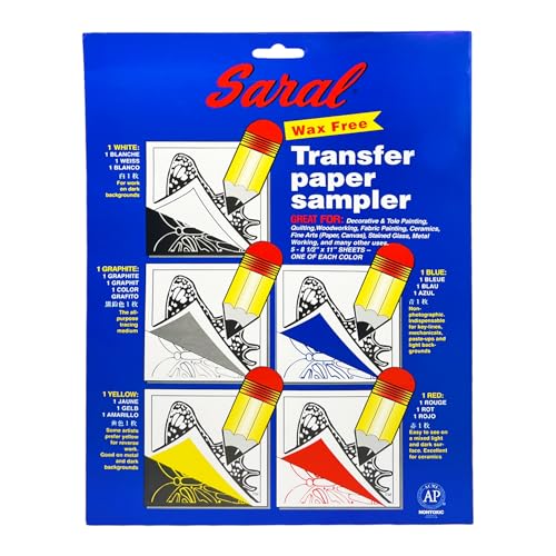 Dritz DRISRL10 Saral Transparentpapier, Sortiert, Papier, Mehrfarbig, 8x10 5 von Dritz