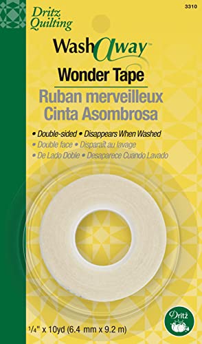 Dritz Tape Quilting washaway Wonder tape-.25-inch X 10yd von Dritz