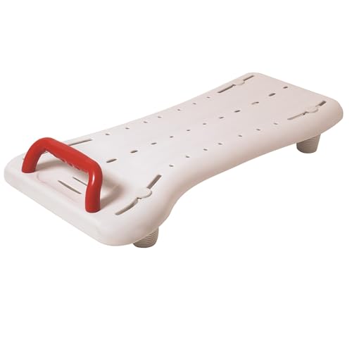 Drive Medical Badebrett Benny 73 cm, Badewannensitz Senioren, Duschsitz Duschbank für Badewanne, Badebrett Badewanne, Inkl. Haltegriff und integrierter Seifenablage, Belastbar bis 150 Kg. von Drive Medical
