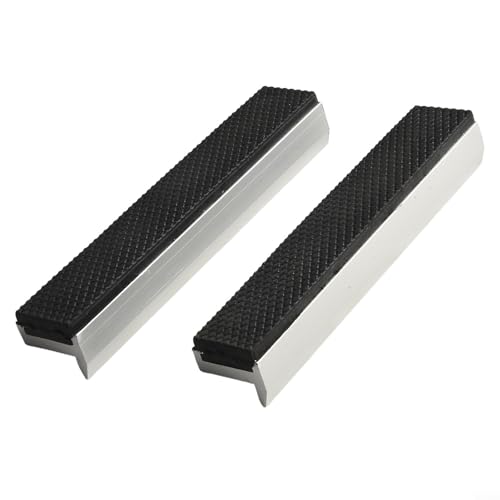 Aluminium-Schraubstock-Backen-Schutzabdeckungs-Set, magnetisch, weich, für Pads für Holz, Kunststoff und Metall, Schraubstock Klemmen (15,2 cm) von Drivstraw