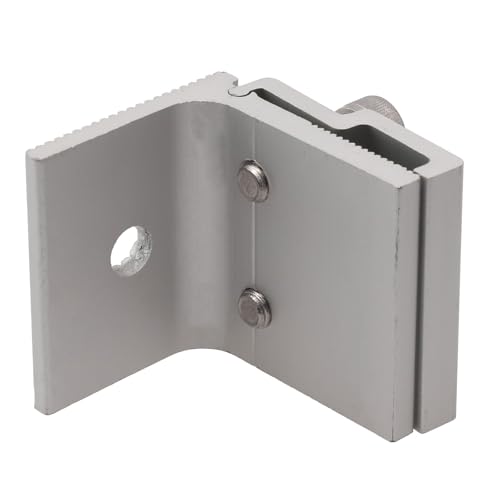 Drivstraw 14 Stück Stehnahtklemmen aus Aluminiumlegierung für sichere Montage von Solar-PV-Panels auf Blech und gefaltetem Dach mit Edelstahl-Komponenten (4 Stück) von Drivstraw