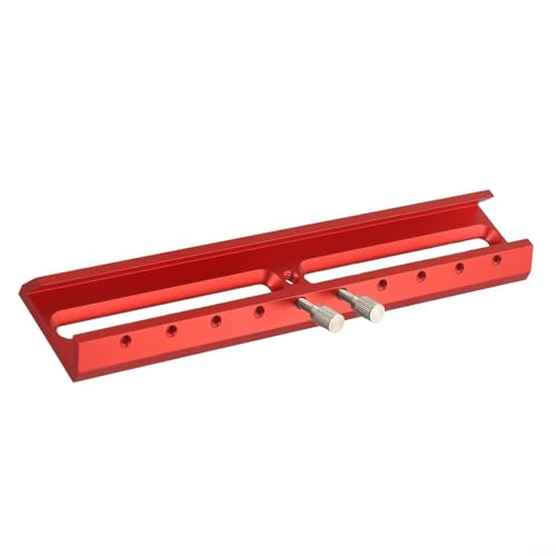 Drivstraw Astronomisches Teleskop Schwalbenschwanzplatte Sucherfernrohr-Erweiterung, Schlitzführung, Spiegelhalterung, Aluminiumlegierung, rot, 220 mm (220 mm) von Drivstraw