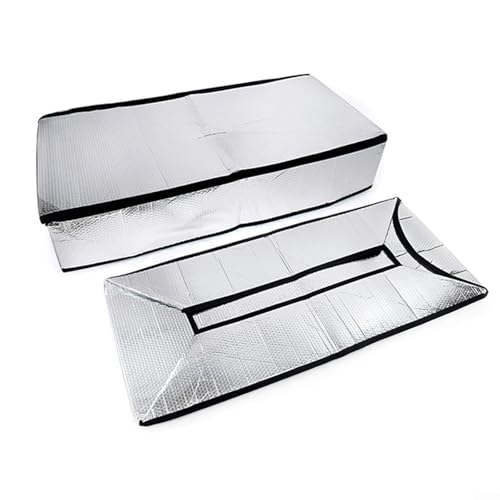 Drivstraw Dachbodenzelt-Isolationsabdeckung für Dachbodentreppen, 63,5 x 137,2 x 27,9 cm, Aluminiumfolie, Blasenisolierung, reflektiert 97 % Strahlungswärme, R-Wert 14, feuerfest Drivstraw Dachbodenzelt-Isolationsabdeckung für Dachbodentreppen, 63,5 x 137,2 x 27,9 cm, Aluminiumfolie, Blasenisolierung, reflektiert 97 % Strahlungswärme, R-Wert 14, feuerfest von Drivstraw