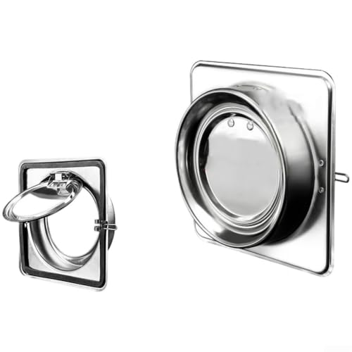 Drivstraw Edelstahl-Rückschlagventil für Küche und Bad, mit Steuerung und Hitzebeständigkeit, silberfarben (180 mm) von Drivstraw