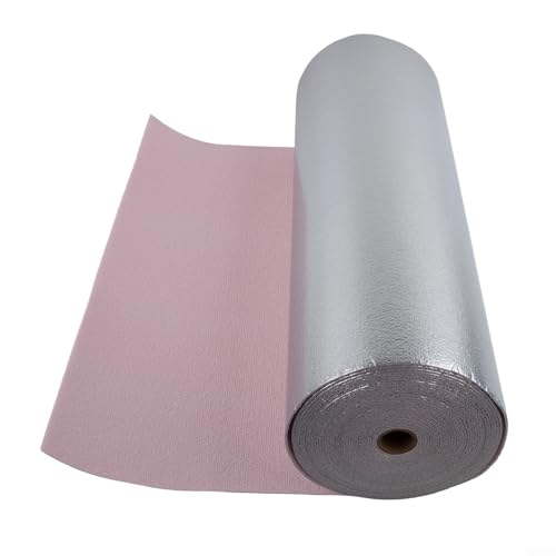 Drivstraw Leinenstruktur, 3D-Schaumstoff-Wandverkleidung, selbstklebend, wasserdicht, Tapetenrolle, 50 cm x 10 m, für Schlafzimmer, Wohnzimmer, Küche, Badezimmer, Dekor (Rosa) von Drivstraw
