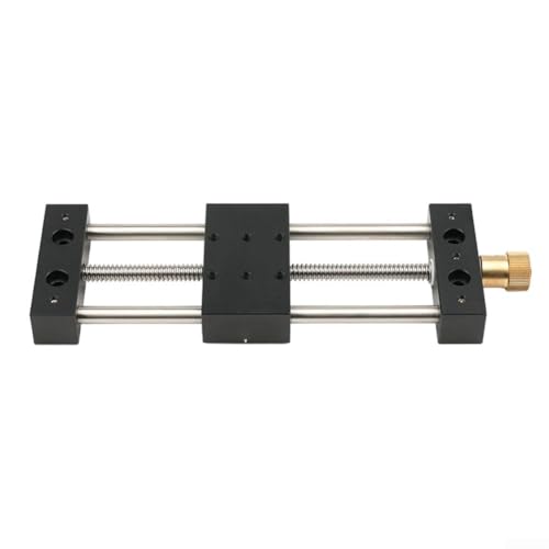 Drivstraw Linearstufe Manuelle Linearführung Gleittisch Kugelumlaufspindel Bewegungsschiene Linearlager ProvideLinearbewegung X-Achse Schiebetisch für Automatisierungsgeräte (0-120 mm ohne Basis) von Drivstraw