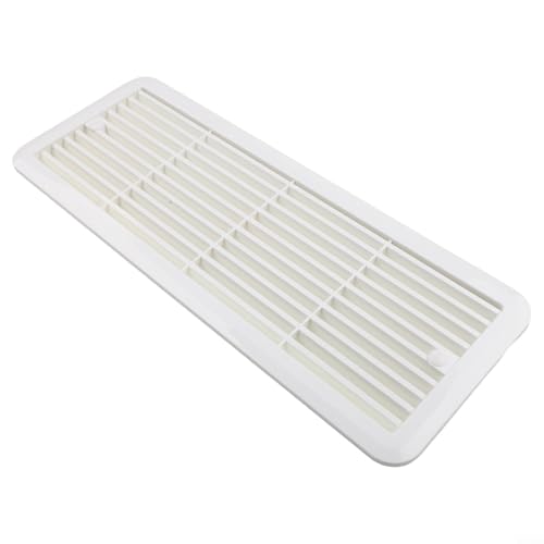 Drivstraw Lüftungsgitter für Thetford 62445480 Wohnmobil Wohnwagen ABS 483 x 186 mm Wohnmobil Kühlschrank Zubehör (weiß) von Drivstraw