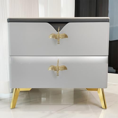 Drivstraw Messinggriff in Gänseform, nordischer Stil, reines Kupfer, für Schrank, Schublade, Türknauf, für Kleiderschrank, Schuhschrank, Heimmöbel, Hardware (88 x 80 x 17) von Drivstraw