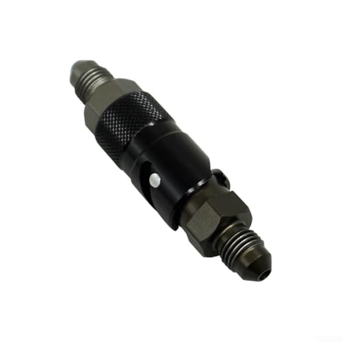 Drivstraw Motorrad Dirt Bike Bremse Kraftstoffleitung Anschluss CNC Aluminium AN3 Schnelltrennung Ölbrecher Fitting M10x1.0 auslaufsicher kompakt 28g Gebrauch (schwarz) von Drivstraw