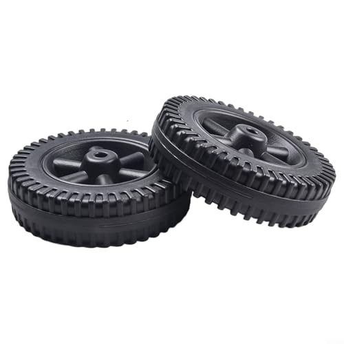 Grillräder Ersatzteile 15,2 cm für Charbroil, hitze- und verschleißfestes Lenkrollen-Set für BBQ und andere Outdoor-Grills, Grill-Mobilitätsteile (schwarz) von Drivstraw