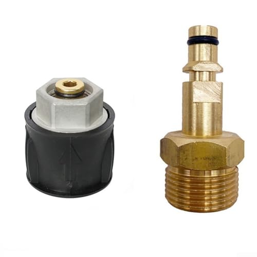 Hochdruckreiniger-Schnellanschluss-Adapter für Kärcher Messing, kompatibel mit K2, K3, K4, K5, K6, Modelle Hochdruckreiniger-Schnellanschluss-Adapter für Kärcher Messing, kompatibel mit K2, K3, K4, K5, K6, Modelle von Drivstraw