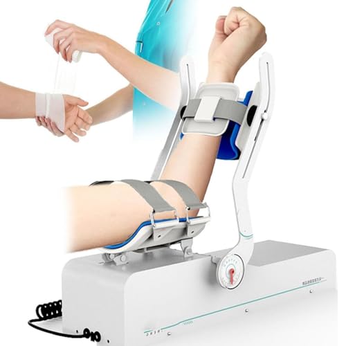 Armtrainer mit Ellenbogenbandage, Armbeugungs- und -streckungstrainer,Ellenbogenschutz,Winkel von -20° bis 150° einstellbar, ergonomisches Hohldesign, zur Genesung nach Verletzungen,bei Armsteifheit Armtrainer mit Ellenbogenbandage, Armbeugungs- und -streckungstrainer,Ellenbogenschutz,Winkel von -20° bis 150° einstellbar, ergonomisches Hohldesign, zur Genesung nach Verletzungen,bei Armsteifheit von Drmoxin