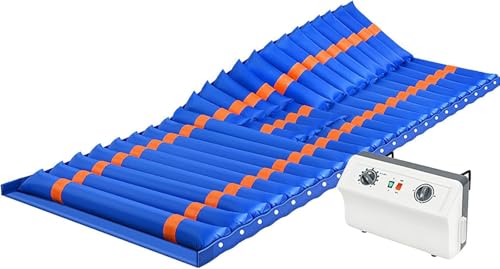 Drmoxin Aufblasbare Anti-Dekubitus-Matratze, Wechseldruckmatratze mit Lift- und Links- und Rechts-Flip-Design-Funktion, Luftmatratze für ältere bettlägerige Patienten,T04B von Drmoxin
