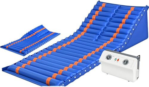 Drmoxin Aufblasbare Anti-Dekubitus-Matratze, Wechseldruckmatratze mit Lift- und Links- und Rechts-Flip-Design-Funktion, Luftmatratze für ältere bettlägerige Patienten,T06A von Drmoxin