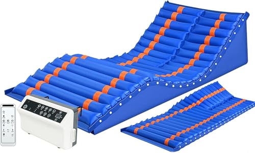 Drmoxin Aufblasbare Anti-Dekubitus-Matratze, Wechseldruckmatratze mit Lift- und Links- und Rechts-Flip-Design-Funktion, Luftmatratze für ältere bettlägerige Patienten,T06C von Drmoxin