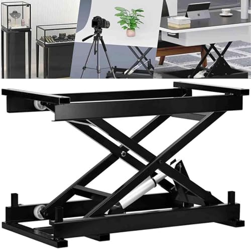 Drmoxin Elektrischer Couchtisch-Hebeständer, Esstisch-Hebehalterung, Arbeitsplattform, Computertisch, Elektronische Scherenhebebühne, Klappbarer Eisenrahmen, Smart-Home-Zubehör,Wireless von Drmoxin