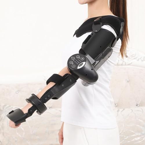 Drmoxin Elektrisches Gerät zur Rehabilitation des Ellenbogengelenks, Ellenbogenbeugungs- und -streckungstrainer, Stabilisierungsschiene für Patienten mit Schlaganfall-Hemiplegie,Left von Drmoxin