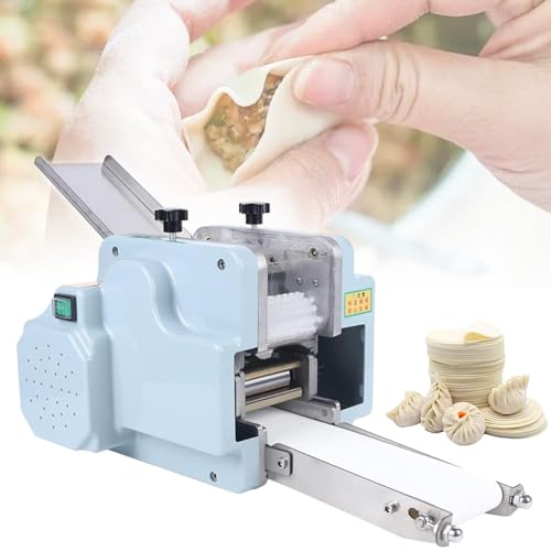 Electric Commercial Dumpling Wrapper,Wonton Pi Making Machine,140W Round Mold Dough Processing Machine with Face Cushion/40pcs/min Electric Commercial Dumpling Wrapper,Wonton Pi Making Machine,140W Round Mold Dough Processing Machine with Face Cushion/40pcs/min von Drmoxin