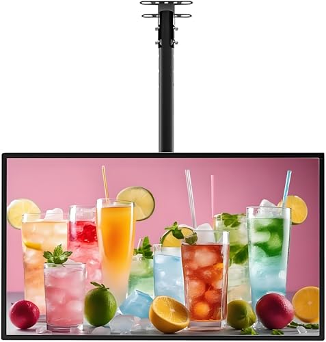 Schlanker LED-Leuchtkasten Mit Klapprahmen, LED-Beleuchtetes Plakatdisplay, Menütafel Mit Teleskopstange Für an Der Wand Montierte Werbetafeln in Restaurants Und Geschäften,Horizontal-60*70cm von Drmoxin