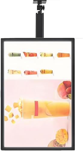Schlanker LED-Leuchtkasten Mit Schnapprahmen, Leuchtkasten Mit Teleskopstange, Werbetafel Zur Wandmontage, Beleuchteter Plakatbildschirm, Für Dekoration, Ausstellung, Werbung,Vertical-50 * 60cm Schlanker LED-Leuchtkasten Mit Schnapprahmen, Leuchtkasten Mit Teleskopstange, Werbetafel Zur Wandmontage, Beleuchteter Plakatbildschirm, Für Dekoration, Ausstellung, Werbung,Vertical-50 * 60cm von Drmoxin
