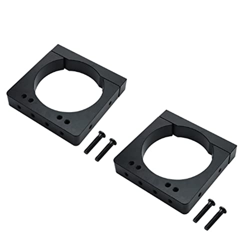 Droagoct 2 Stück 80 mm Durchmesser CNC Graviermaschine Spindel Motor Zubehör Aluminium Halterung (80Mm) von Droagoct