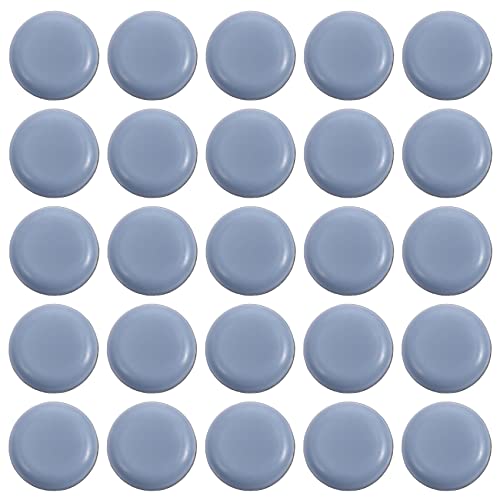 Droagoct 48 StüCk 25Mm MöBel Gleitet Selbst Klebende Stuhl Bein PTFE Schieber für MöBel Einfache Umzugsunternehmen (Rund) von Droagoct